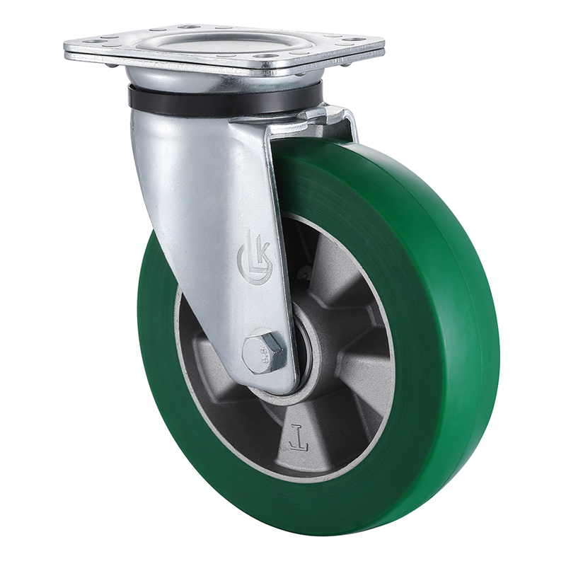 Heavy Duty Swivel Castors 250mm Load 700kg Elastic Polyurethane Wheel Price