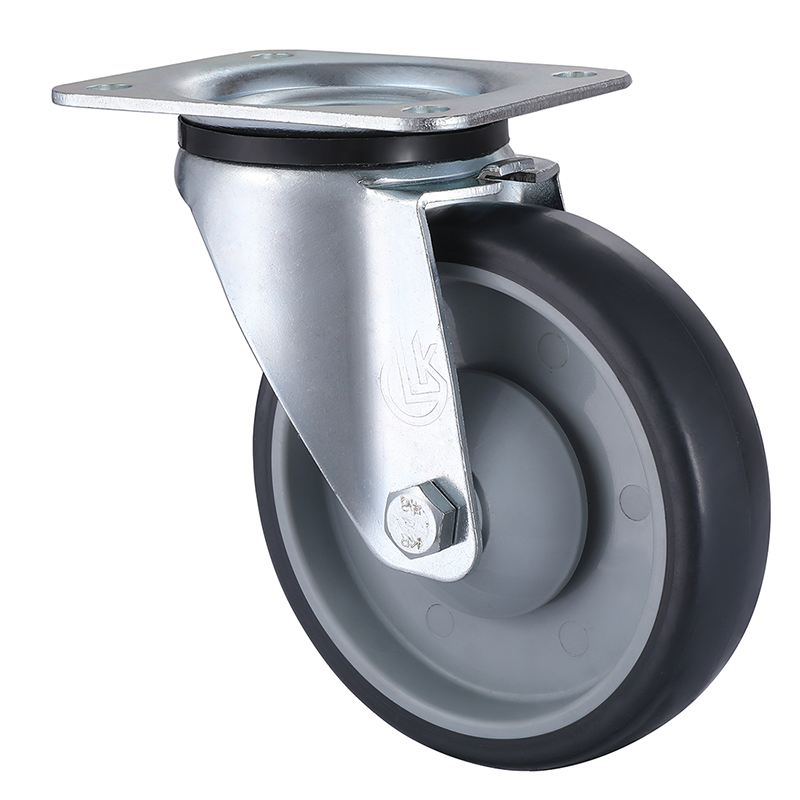 Swivel Castors 125mm Load 150kg Thermoplastic Rubber wheels