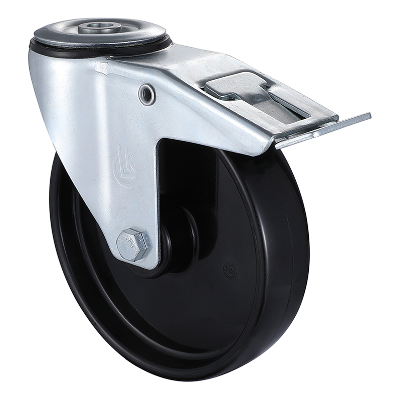 Swivel Castors with Total Lock 80mm Load 100kg Polypropylene wheels