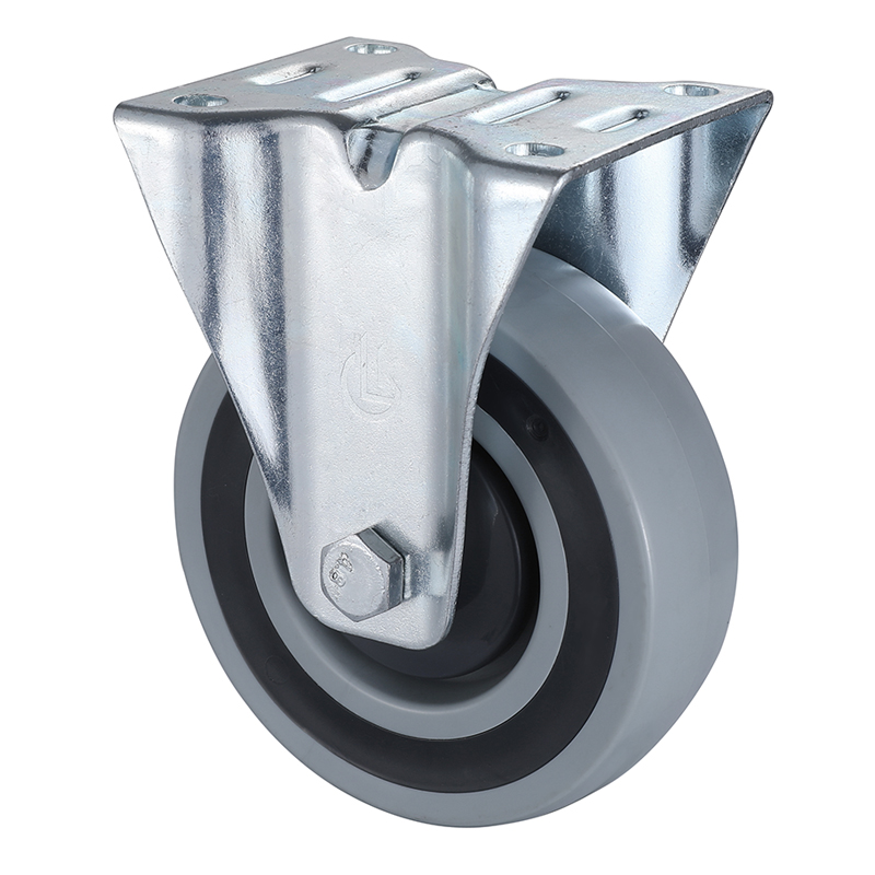 Fixed Castors 125mm Load 160kg Polypropylene tread sandwich wheels