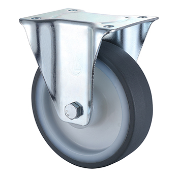 Fixed Castor 125mm Load 350kg Injection Polyurethane wheels