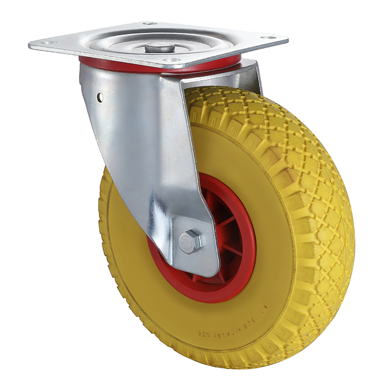 Swivel Castor 260mm Load 70kg Foam Polyurethane wheels