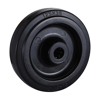 Elastic Rubber Wheel 250mm Load 500kg