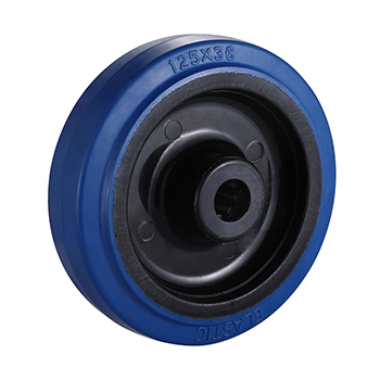 Elastic Rubber Wheel 80mm Load 130kg