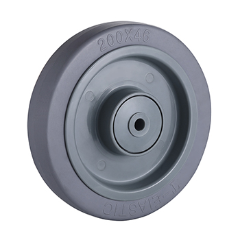 Elastic Rubber Wheel 200mm Load 400kg