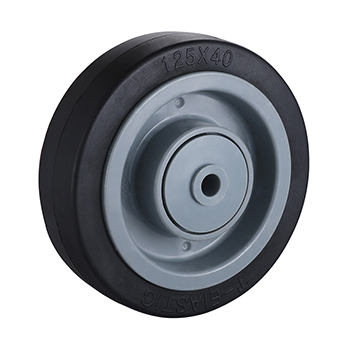 Elastic Rubber Wheel 125mm Load 250kg