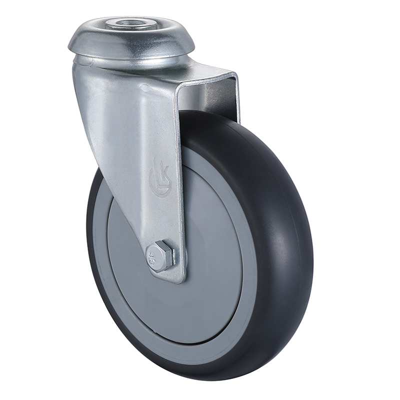 Swivel Castor 125mm Load 100kg Thermoplastic Rubber wheels