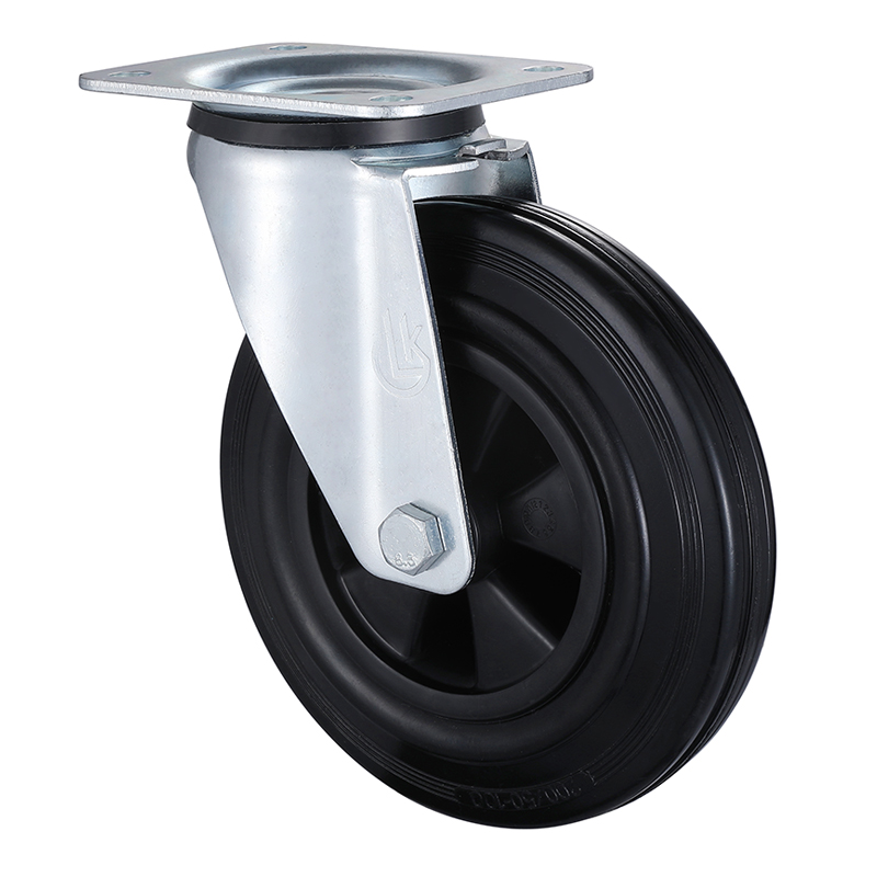 Best Solid Rubber Swivel Castors 80mm Load 50kg