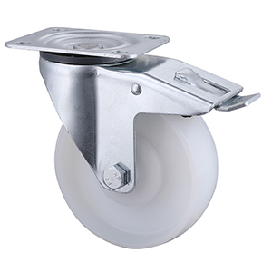 Top Polypropylene Total Brake Castors 100mm Load 120kg