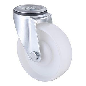 Top Polypropylene Bolt Hole Castors 80mm Load 80kg