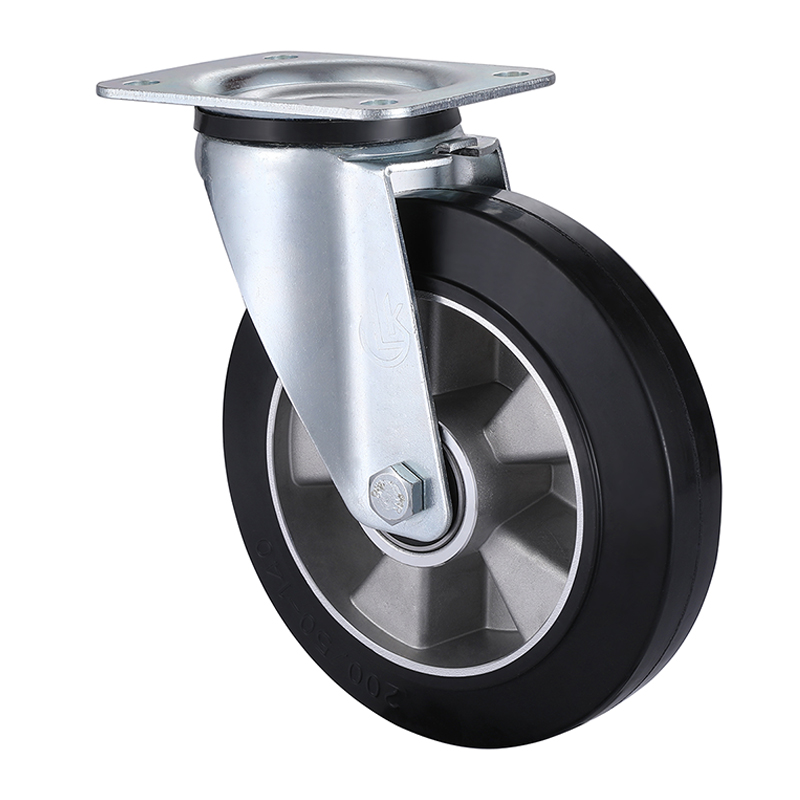 Best Elastic Rubber Swivel Castors 250mm Load 400kg