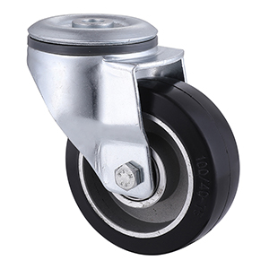 top-elastic-rubber-bolt-hole-castors-125mm-load-250kg