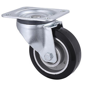 Best Supplier Elastic Rubber Swivel Castors 100mm Load 200kg