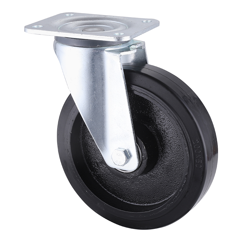 Wholesale Elastic Rubber Swivel Castors 160mm Load 450kg