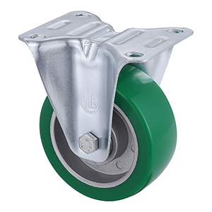 Hight Quality Polyurethane Fixed Castors 100mm Load 180kg