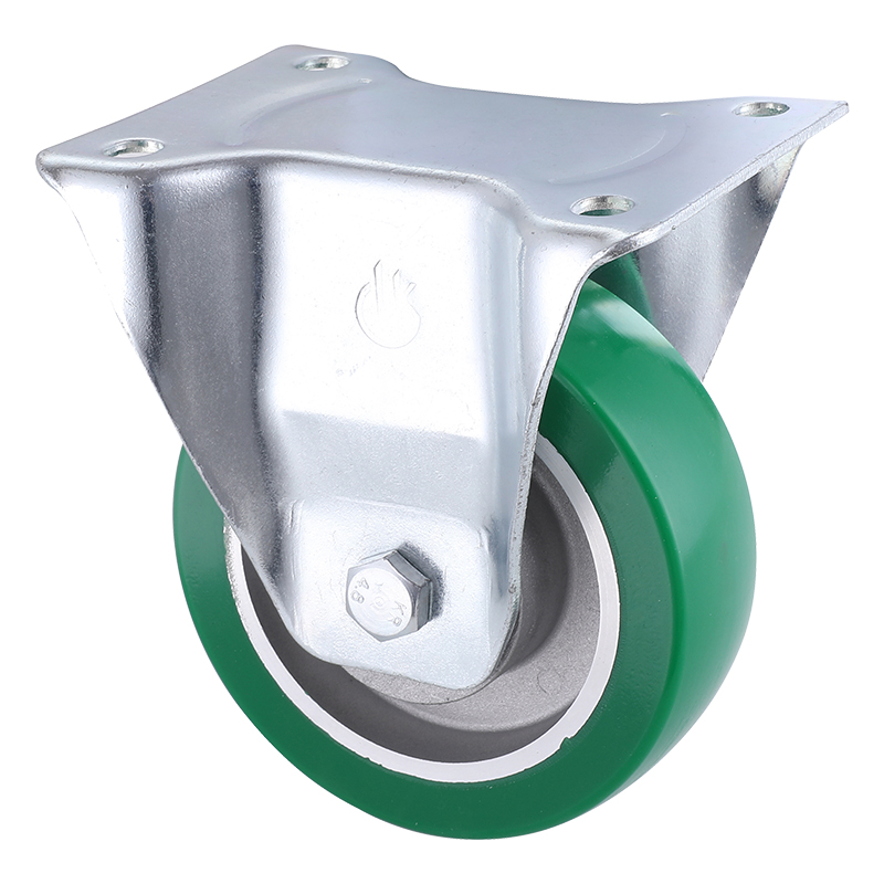 Industry Leading Polyurethane Fixed Castors 125mm Load 300kg