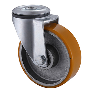 Wholesale Polyurethane Bolt Hole Castors 80mm Load 250kg