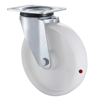 120℃ Heat Resistant Nylon Swivel Castors 100mm Load 180kg