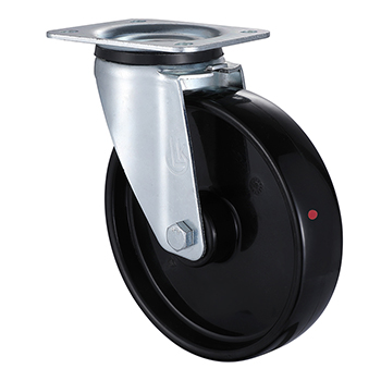 120℃ Heat Resistant Nylon Swivel Castors 200mm Load 300kg