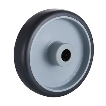 L&k Wheels Supplier Grey Non Marking Thermoplastic Rubber Wheels Diameter 200mm Load Capacity 250kg