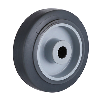 L&k Rollen GmbH Grey Thermoplastic Rubber Wheels Diameter 80mm Load Capacity 90kg