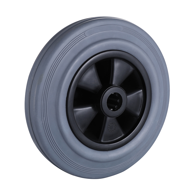 Leading Supplier 80mm Non Marking Grey Solid Rubber Wheels Load 50kg