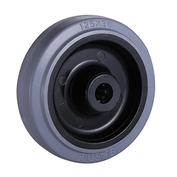 EB  Grey Elastic Rubber  Wheels