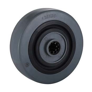 ND series Grey Polyamide/Elastic Rubber /Polyamide Sandwich Wheels
